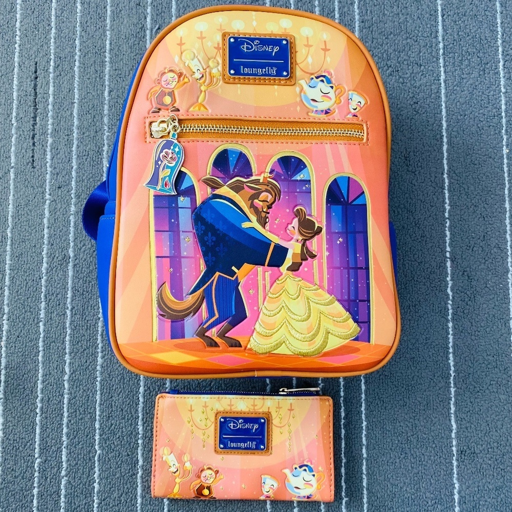 Disney - Beauty and the Beast 30th Anniversary Loungefly Set - Brand New!